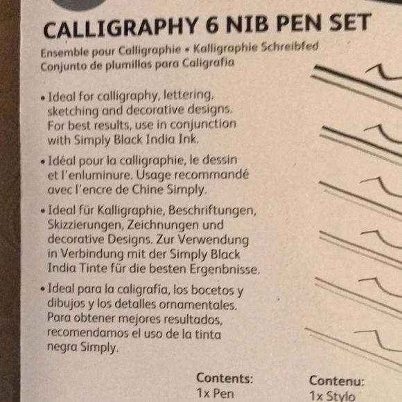 Calligraphy Set NWT - Picture 6 of 8